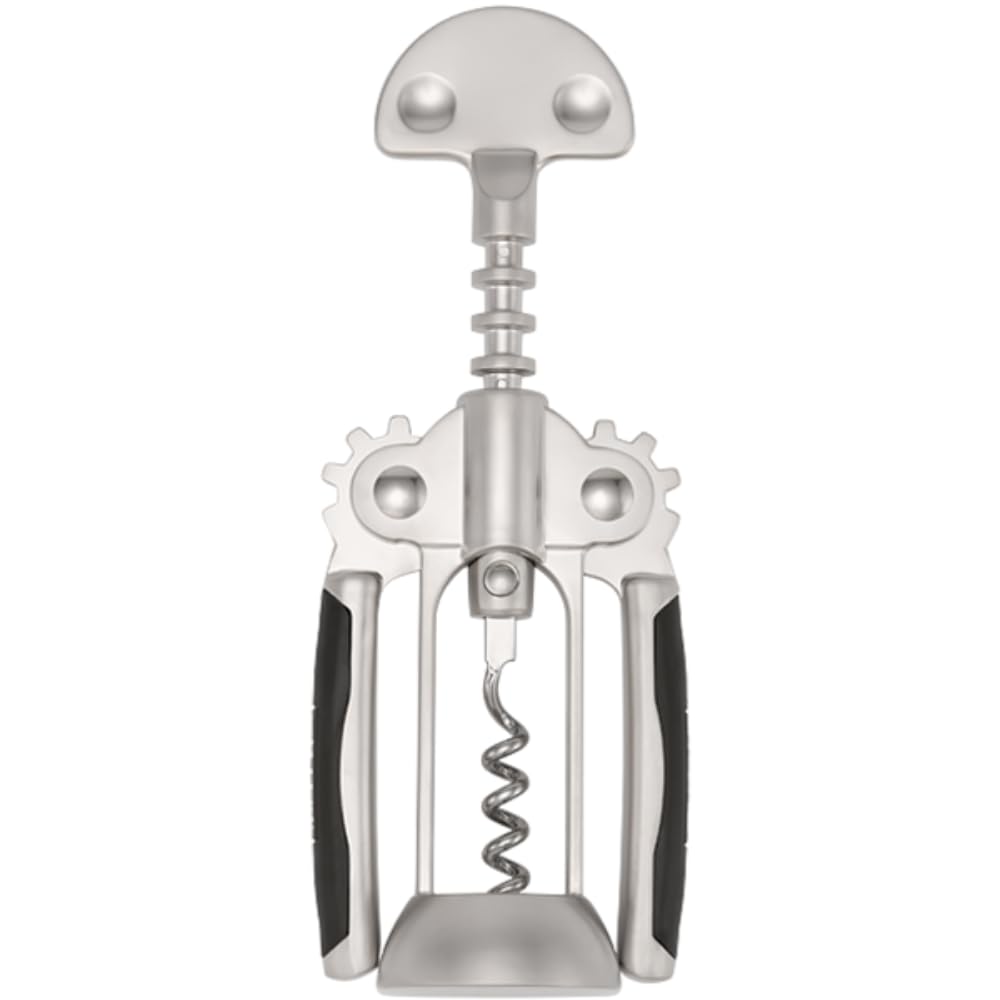 Stellar Silver Contour Deluxe Corkscrew, Stainless Steel,