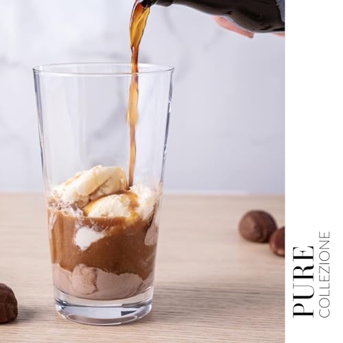 Krosno Bicchieri Birra Weizen Vetro 0,5 Litri | Set di 6 | 530 ML | Collezione Pure | Perfetto per casa, ristoranti e Feste | Adatto alla Lavastoviglie - immagine 5