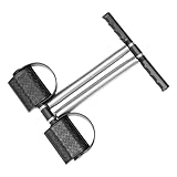 ifundom Tensor de Pedal de pie Gimnasia Equipo de Entrenamiento de Tirador de Ejercicio maquinas Gym Tablero elástico Cuerda de tracción de Acero Aptitud del Pedal Black