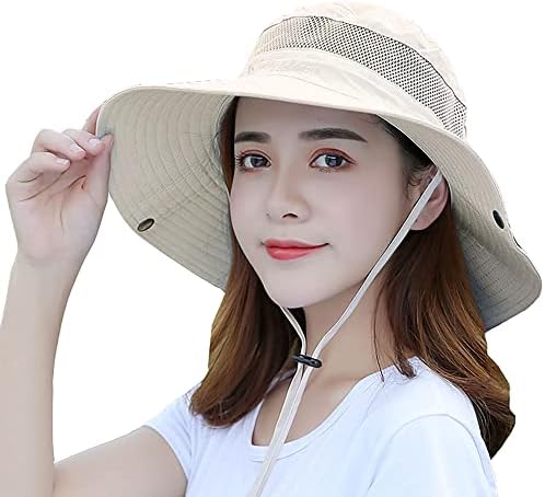 Outside Solar Hat Bucket Hats for Girls Solar Safety Mesh Fast-Dry Cap UPF 50+