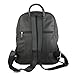 Genuine Leather Backpack Handbag Purse Sling Shoulder Bag Medium Size Black