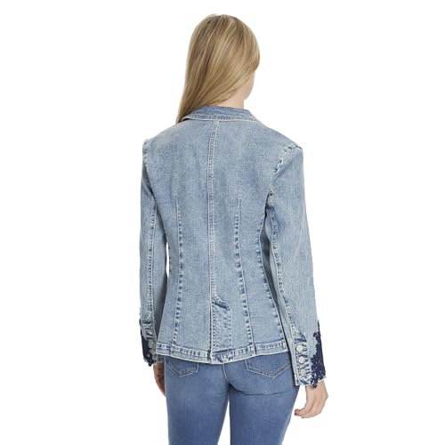 Jessica Simpson Women's Fitted Blazer with Single Button Front and Notch Collar Lapel Standard3