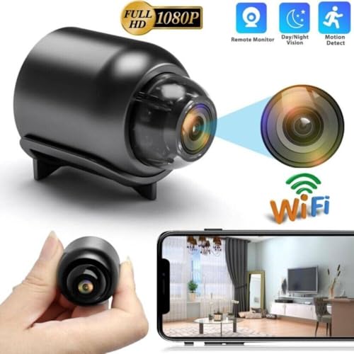 Image of 4K WiFi Mini Camera 1080P Surveillance Camera IR Monitor Wide Angle Detect IP Camera Indoor Security Video Recorder, No Battery