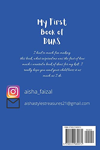 My First book of duas: Everyday duas for young minds