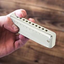 Dilwe Harmonica, Blues Harmonica 10 Trous Mouthorgue F Key Portable Couverture en Acier Inoxydable Haute Brillance pour… - Les Beatles, Paul McCartney, John Lennon, RIngo Starr, George Harrison Dilwe Harmonica, Blues Harmonica 10 Trous Mouthorgue F Key Portable Couverture en Acier Inoxydable Haute Brillance pour… – Image 6