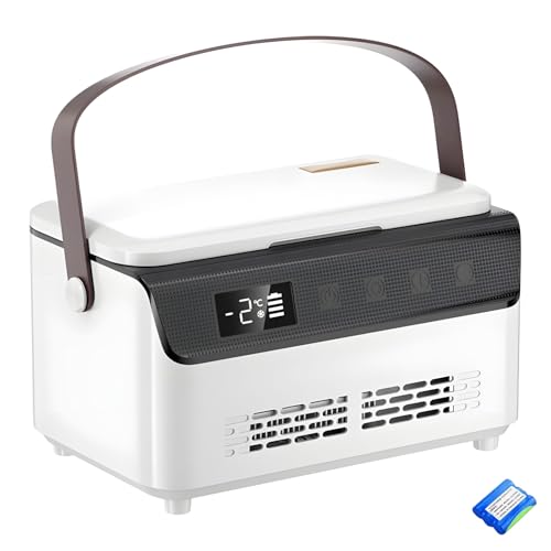 Glacière portable contre la chaleur avec écran LCD 0-18°C pour auto