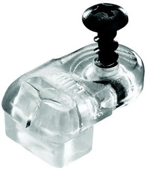 Glass Retainer Clip, Plastic, Clear, Offset 7.85 mm -TO  Glass Retainer Clip, Plastic, Clear, Offset 7.85 mm 50PCS BAG