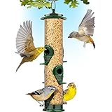 Bird Feeders for Outdoors (Green)...