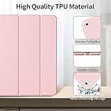 GKABXY Case for iPad 9th/8th/7th Generation 2021/2020/2019 10.2 Inch with Pencil Holder, Soft TPU Back & Tri-fold Stand Protective, Auto Wake/Sleep for iPad 10.2 Inch, Pink - Image 2