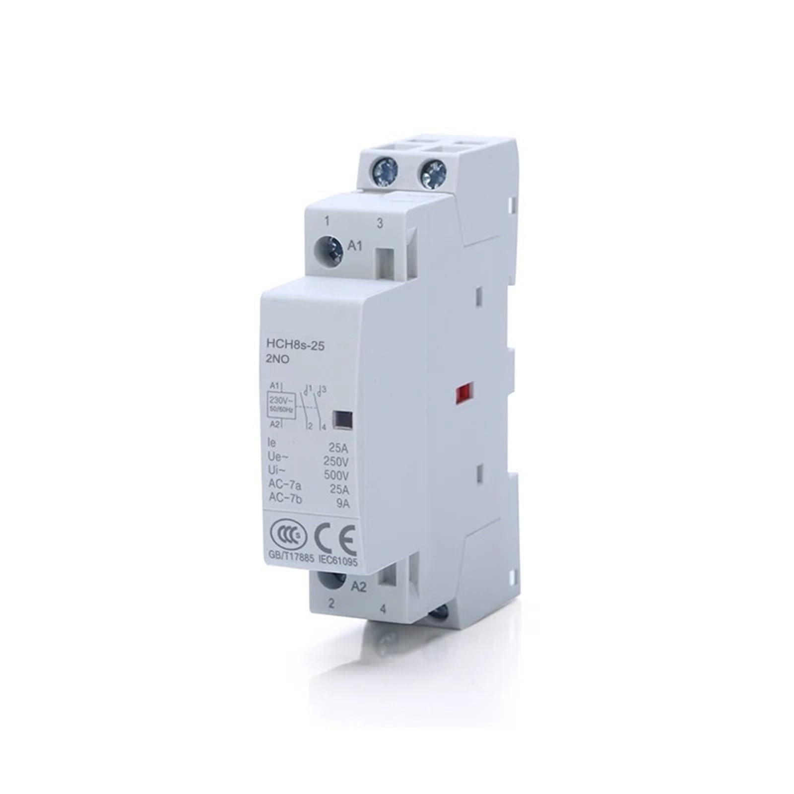 Stycznik modułowy AC 4P 16A 20A 25A 4NO 4NC 50/60Hz 2NO2NC 24V 110 V 220V Automatyczna szyna domowa typ szyny DIN 1 szt. (4P 25A 2NO2NC AC110V)