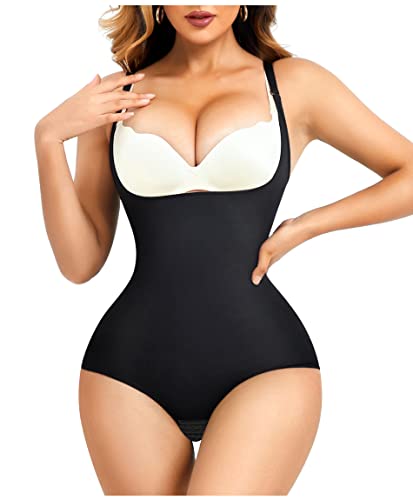 Gotoly Shapewear Bodysuit for Women Tummy Control Fajas Colombianas Waist Trainer Butt Lifter Panty Stomach Body Shaper