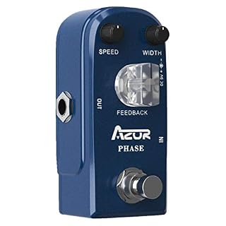 AZOR Pédale d’effet de guitare analogique Phaser – Mini pédale pour guitare électrique True Bypass - Les Beatles, Paul McCartney, John Lennon, RIngo Starr, George Harrison AZOR Pédale d'effet de guitare analogique Phaser - Mini pédale pour guitare électrique True Bypass – Image 4