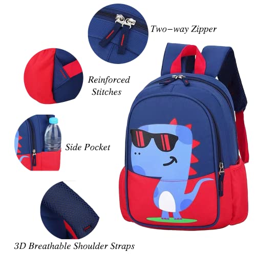 POWOFUN Dinosaur Red Toddler Backpack