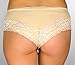 Stretchy Mens Sissy Panties Briefs With Lace (1, Tan Closed Sheath)