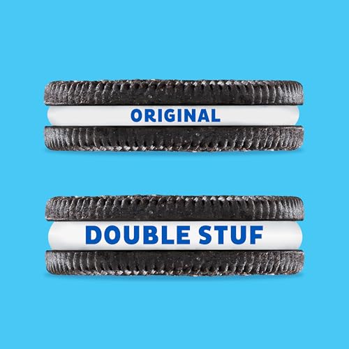 OREO Gluten Free Original & Double Stuf Chocolate Sandwich Cookies Variety Pack, Gluten Free Cookies, 20 Snack Packs (2 Cookies Per Pack)