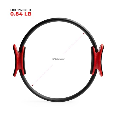 Sunny Health & Fitness 15” Pilates Ring, Resistance Circle for Toning - image 6