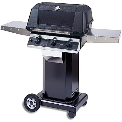 MHP WHRG4DD Hybrid Natural Gas Grill W/SearMagic Grids On Black Cart