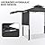 ABCCANOPY Grill Gazebo with Extra Awning - 11x5 Outdoor BBQ Canopy Shelter with 2 Led Lights for Patio Backyard Grilling (Grey)
