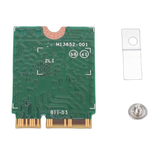 LICAEVEY WiFi 6E Laptop Module con Bluetooth 5.3, Banda Triple 2.4G 5G 6G AX1675i WiFi 6E, Baja Latencia, para CPU 11a Gen CNVio2 M.2 160MHz miniatura 6