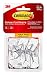 Command Wire Hooks Value Pack, Small, White, 12-Hooks