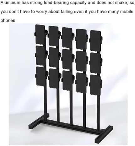 Adjustable Desktop Phone Holder for Live Streaming & Video Conferencing, 360° Rotatable Multi-Phone Stand, Height Adjustable, Perfect for Gaming & Online Meetings