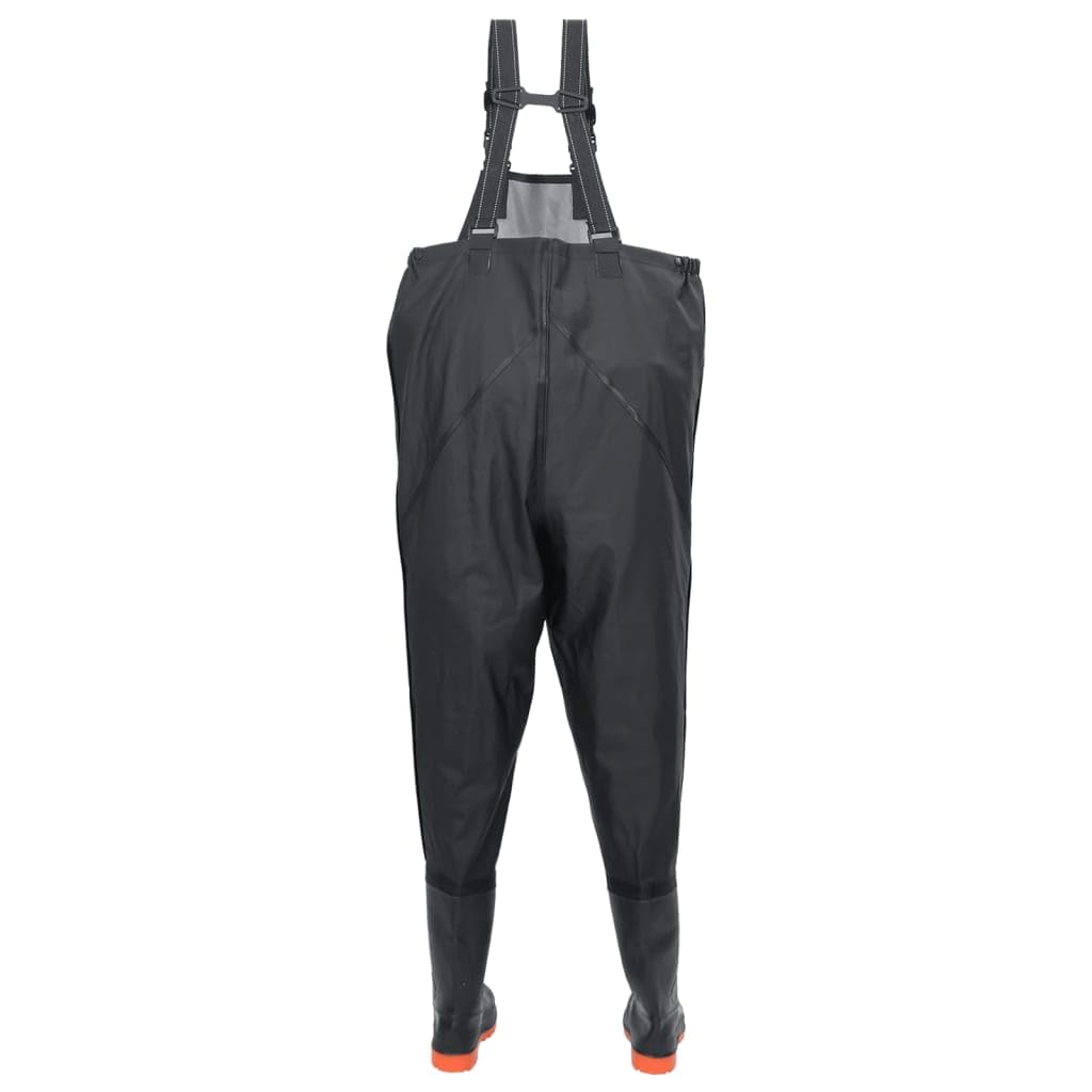 Tomostar Pêche Waders Cuissardes, Cuissardes Pantalon de Pêche avec Bottes Noir Taille 39