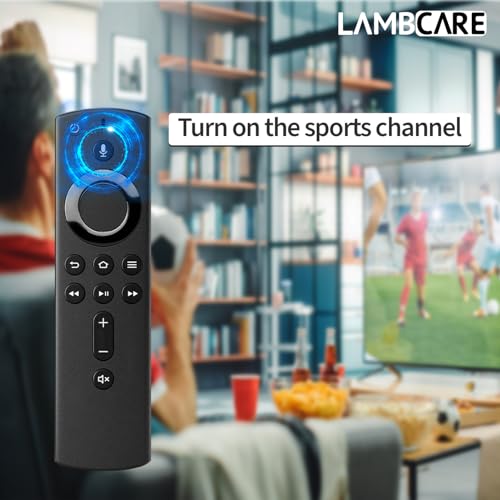 Image of Lambcare 1 Years Warranty Remote Control Compatible for Amazon Fire Tv Stick Remote Original Model L5B83G S3L46N Only 2Nd Generation Fire Tv Stick 4K Device with Alexa Voice Bluetooth Remote Control
