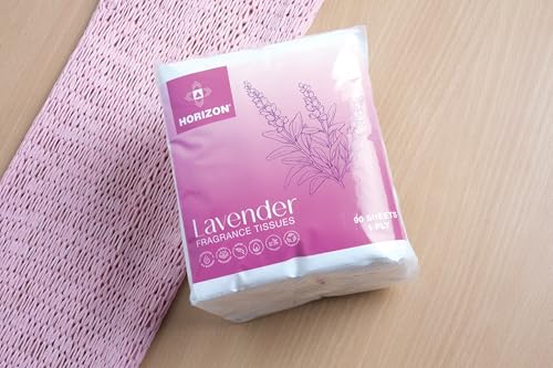 Image of Horizon Lavender Fragrance Tissue /Soft And Highly Absorbent /Natural and Ecofriendly Pack 3