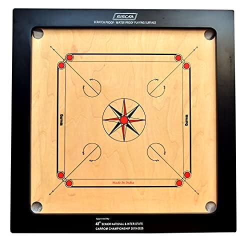 SISCAA Winit Carrom Board 12 mm Fast Indian Ply 3 Best Carrom Board ( Includes Genius Coin Set and Super Striker ), BLACK, 1.5 inch,for 3 years and up (B09DYWHCNR) Amazon Price History, Amazon Price Tracker