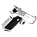 9MM Hand Gun Chrome Color Dual Jet Flames Refillable Butane Torch Lighter 3 Inch
