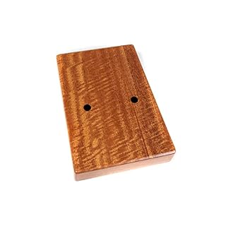 GEWA Kalimba piano à pouces en acajou, motif scarabée, 17 anches en acier, accordable, sacoche, marteau d'accord et mode… – Image 4
