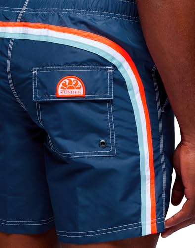 Mens Elastic Waist Boardshort, Swim Trunks 16" Length 7.5" Inseam3