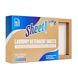 Sheet! Laundry Detergent Sheets Fresh Scent - Up to 100 Loads Liquidless Zero Waste Travel Laundry Strip (Linen)