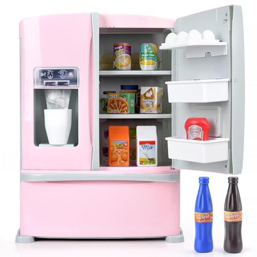 PLAY Cocina Niños Nevera Juguetes con Dispensador