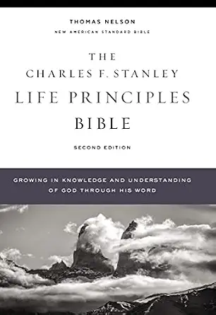 Charles Stanley Principles Hardcover Comfort