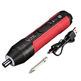 Akkuschrauber mit einstellbaren Drehmomenteinstellungen, Magnetkopf und Schnellladefunktion, Multifunktions Bohrer Bit Set