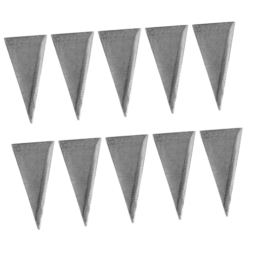 Tofficu 10-Pack Carbon Steel Hammer Wedges for Handle Fixing Sturdy Wedge Installation Tool Suitable for Woodworking and Repair