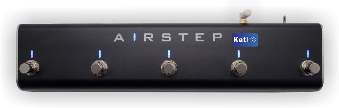 XSONIC Airstep Kat EX, KATANA Gen3, MkII & MkI Footswitch, 3 Control Modes, Change Effect Type, 2 expression pedal inputs, Modify Amp sound with BTS App for iOS and Android