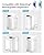 AQUA CREST Filters Replacement for Waterdrop® Rechargeable Water Filter Pitcher ????????-????????????????/????????????????/????????????????/????????????????????/????????????????????, WD-EDF, 3 Months or 200 Gallons, 3 Filters