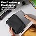 tomtoc 360° Slim Laptophülle 15,6 Zoll Kompatibel mit Acer, ASUS, Dell, HP, Lenovo Laptop Notebook Chromebook Ultrabook Computer, 15,6-16,2 Zoll Wasserabweisend Laptoptasche mit CornerArmor Schutz