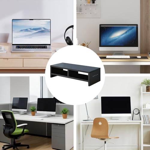 Support d'écran pour bureau d'étudiant et chambre universitaire avec rangement