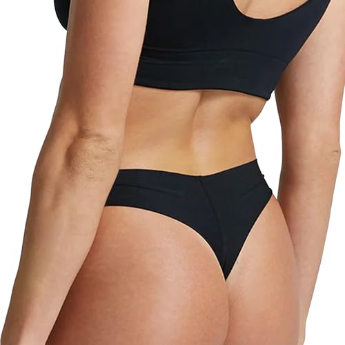 Image of commando - Butter Mid-Rise Thong | Silky Soft, No Show Thong | Comfortable Raw-Cut Edges | Machine Washable
