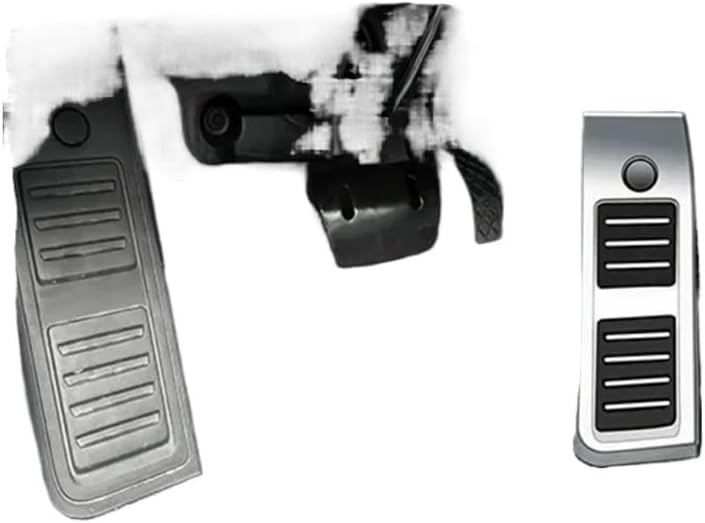 LULECI Car Pedals Fit For AT MT 2009-2024 A4 B8 B9 A6 C7 C8 Q5 High mass Stainless Steel Accelerator Brake Pedal Cover Pads(A4 B8(2009-2015) AT)