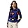 Blusa de Frio Feminina de Tricot com Estampa Animal Print Colorida Manga Longa (BR, Alfa, Único, Regular, Roxo)