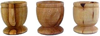 15 Olive Wood Communion Cups Set Spiritual Religious Made in Bethlehem