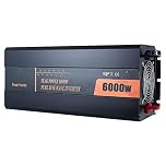High Power Pure Sine Wave Inverter for Motorhomes, Camping, RVs & Household Use - DC to AC Converter with LCD Display for Reliable Power Supply