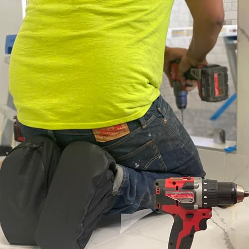 MyShoeCovers Premium Reusable Shoe and Boot Covers for Contractors - 1 Pair, Non-Slip, Black, Medium