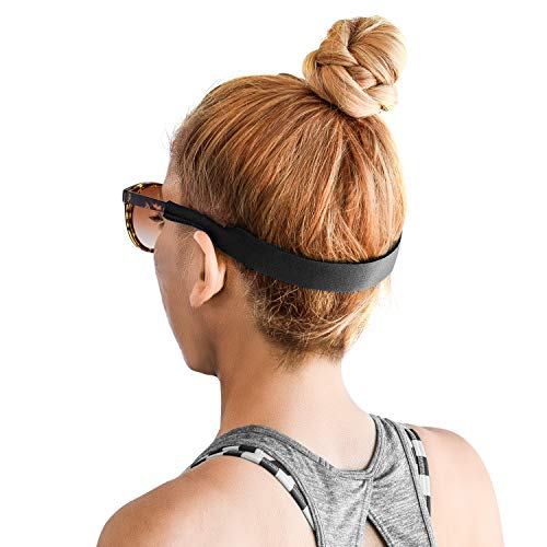 SQV Suporte para óculos de neoprene com alça para 2 óculos, meninos, meninas, bebês (0 a 2 anos), Pr