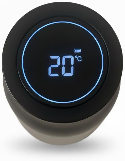 AquaSync Smart Self-Cleaning Water Bottle, 17oz Vacuum Insulated Stainless Steel Flask with UV-C Light, Real Time Temperature Display and Smart Reminders, USB-C Rechargeable - Image 4