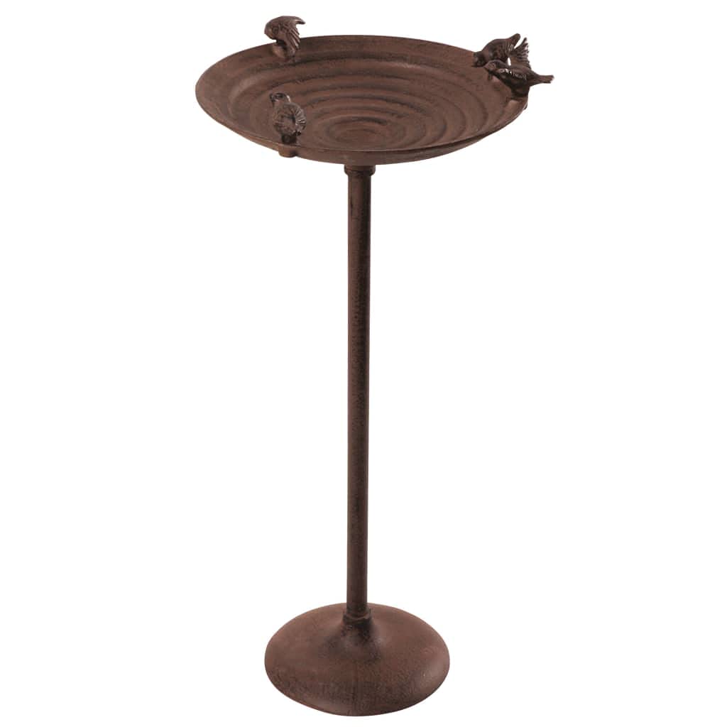 Esschert Design Vogeltränke Schale auf Fuß Vögel, 27 x 60 x 27 cm, FB91